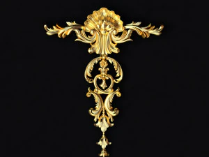 Центральний декор для меблів 3D Модель