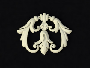 Central decor ornament for furniture Modelo 3D