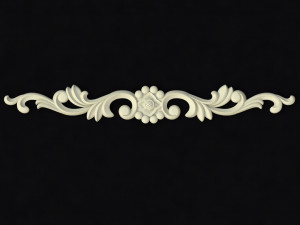 Central decor ornament for furniture 3D Модель