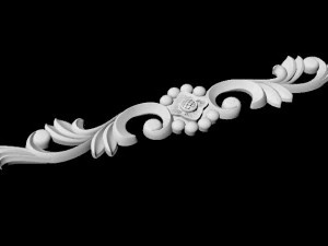Central decor ornament for furniture 3D Model