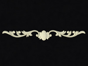 Central decor ornament for furniture 3D Модель