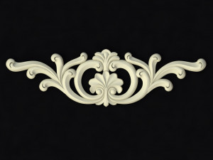 Central decor ornament for furniture 3Dモデル