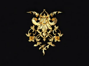 Центральний декор для меблів 3D Модель