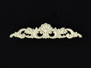 Central decor ornament for furniture 3D Model
