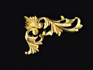 Центральный декор для мебели 3D Модель