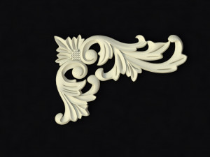 Central decor ornament for furniture 3Dモデル