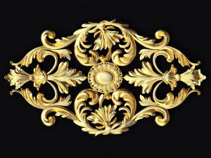 Центральний декор для меблів 3D Модель