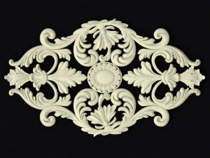 Central decor ornament for furniture 3D Model