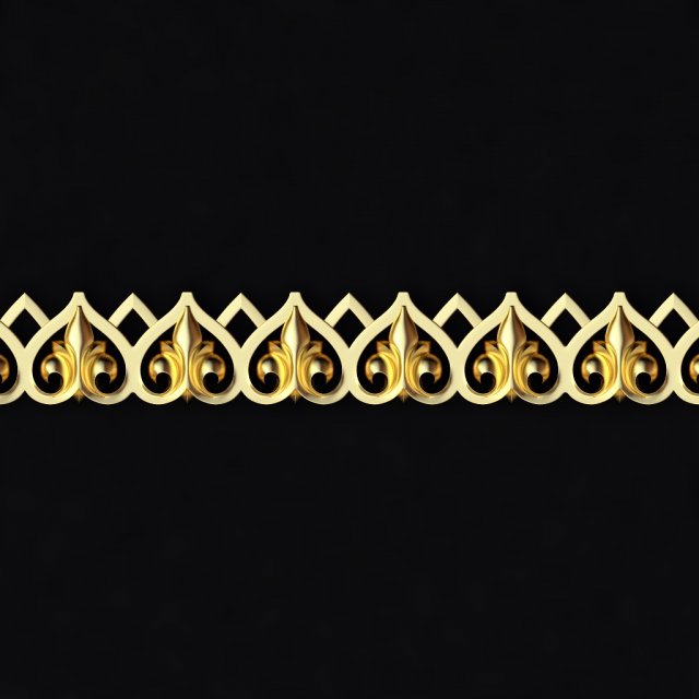 Central decor ornament for furniture Model 3D .c4d .max .obj .3ds .fbx .stl .blend 