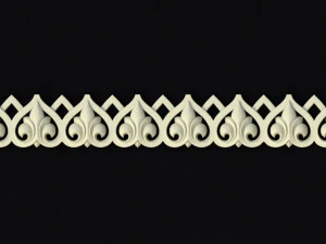 Central decor ornament for furniture 3D Model