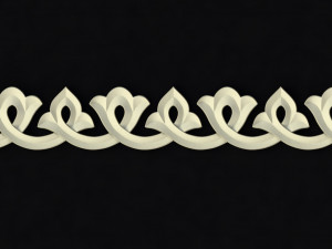 Central decor ornament for furniture 3D Модель