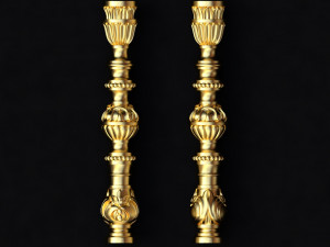 Carved column 3D Модель