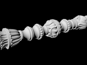 Carved column Modèle 3D