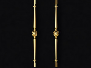Carved column 3D Model