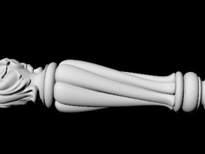 Carved column 3D Model
