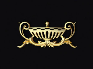 Центральний декор для меблів 3D Модель