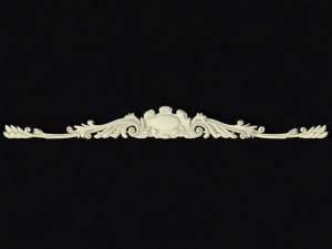 Central decor ornament for furniture Modelo 3D
