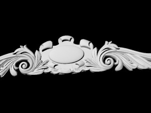 Central decor ornament for furniture Modelo 3D