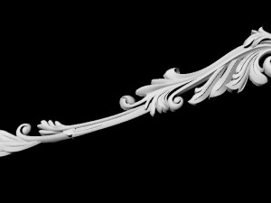Central decor ornament for furniture Modelo 3D