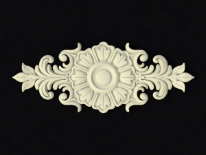 Central decor ornament for furniture 3D 모델
