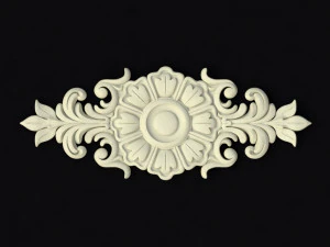Central decor ornament for furniture 3D Model