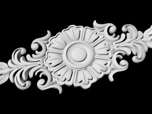 Central decor ornament for furniture 3D Model