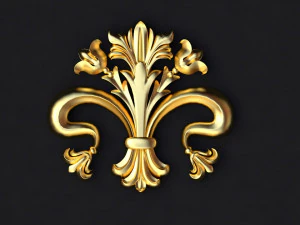 फर्नीचर के लिए केंद्रीय सजावट आभूषण 3D मॉडल