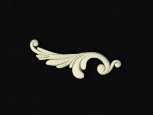 Central decor ornament for furniture 3D Model