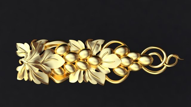 Central decor ornament for furniture 3Dモデル .c4d .max .obj .3ds .fbx .stl .blend 