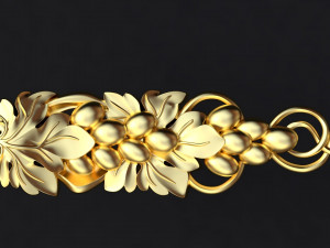 Central decor ornament for furniture Modèle 3D