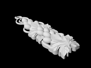 Central decor ornament for furniture 3Dモデル