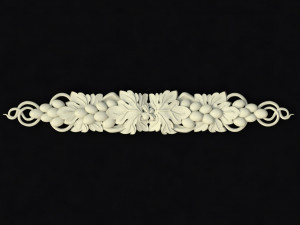 Central decor ornament for furniture Modèle 3D