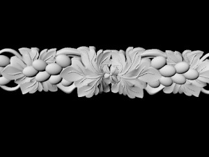 Central decor ornament for furniture Modèle 3D