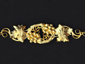 Central decor ornament for furniture 3D Model