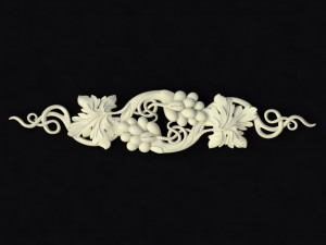 Central decor ornament for furniture Modelo 3D