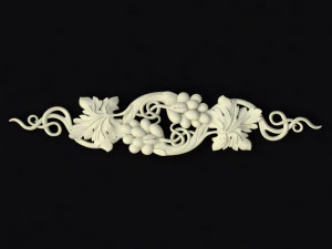 Central decor ornament for furniture 3D Model