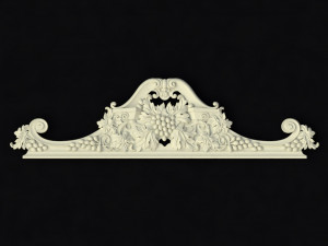 Central decor ornament for furniture Modelo 3D