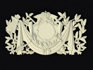 Central decor ornament for furniture 3D Model