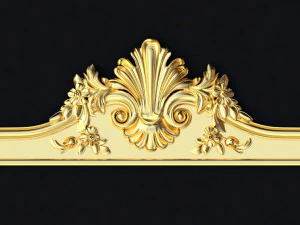 फर्नीचर के लिए केंद्रीय सजावट आभूषण 3D मॉडल