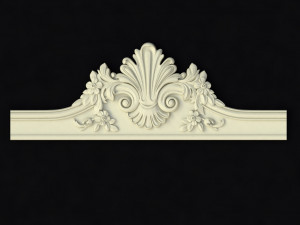 Central decor ornament for furniture 3D Модель