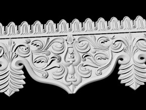 Central decor ornament for furniture Modelo 3D