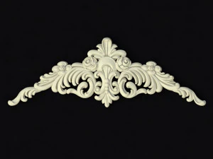 Central decor ornament for furniture 3D Model