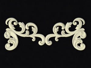Central decor ornament for furniture Modelo 3D