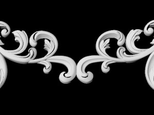 Central decor ornament for furniture Modelo 3D