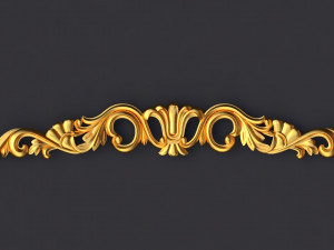 Central decor ornament for furniture 3D Model