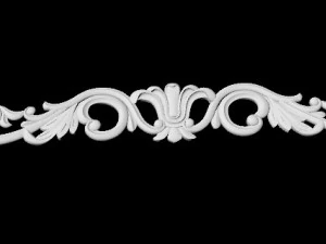 Central decor ornament for furniture 3D Model