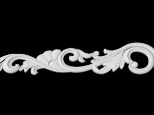 Central decor ornament for furniture 3D Model