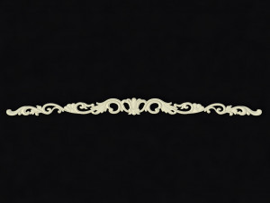 Central decor ornament for furniture 3D 모델