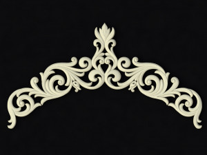 Central decor ornament for furniture 3D मॉडल