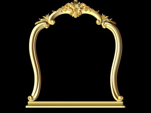 Carved mirror 3D Model
